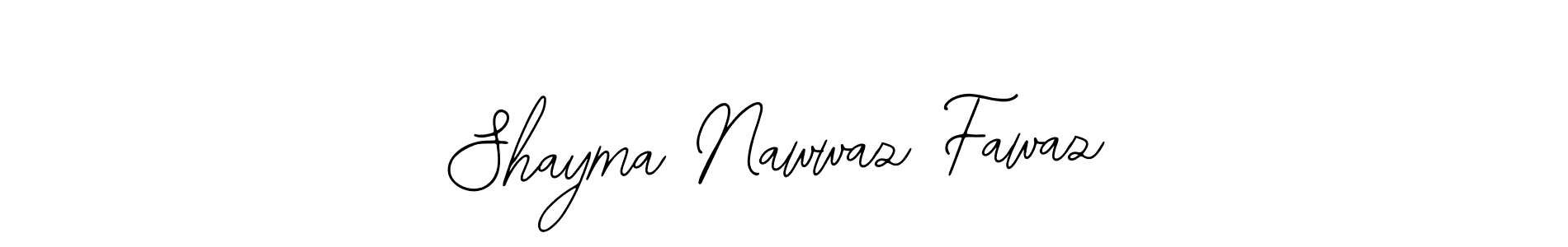 Similarly Bearetta-2O07w is the best handwritten signature design. Signature creator online .You can use it as an online autograph creator for name Shayma Nawwaz Fawaz. Shayma Nawwaz Fawaz signature style 12 images and pictures png