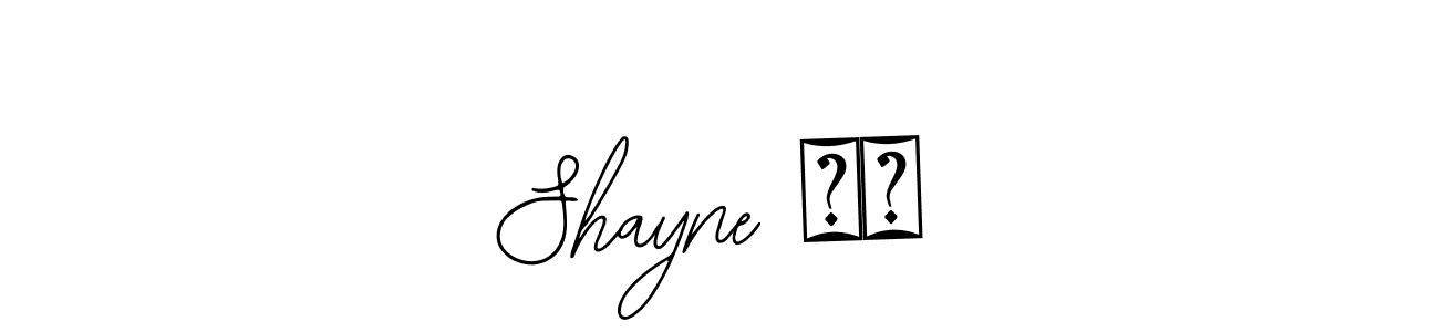 Make a beautiful signature design for name Shayne ❤️. Use this online signature maker to create a handwritten signature for free. Shayne ❤️ signature style 12 images and pictures png