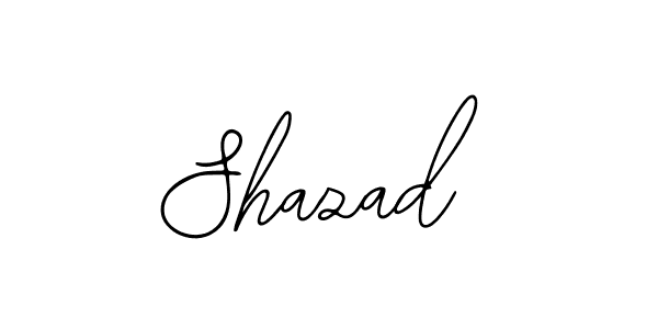 Design your own signature with our free online signature maker. With this signature software, you can create a handwritten (Bearetta-2O07w) signature for name Shazad. Shazad signature style 12 images and pictures png