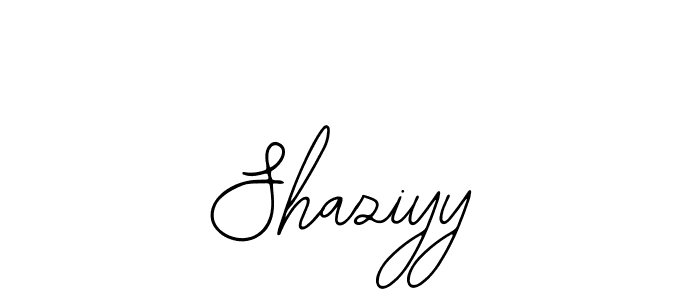 How to make Shaziyy signature? Bearetta-2O07w is a professional autograph style. Create handwritten signature for Shaziyy name. Shaziyy signature style 12 images and pictures png