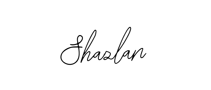 Make a beautiful signature design for name Shazlan. Use this online signature maker to create a handwritten signature for free. Shazlan signature style 12 images and pictures png