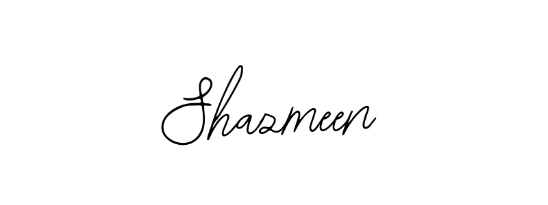 Design your own signature with our free online signature maker. With this signature software, you can create a handwritten (Bearetta-2O07w) signature for name Shazmeen. Shazmeen signature style 12 images and pictures png