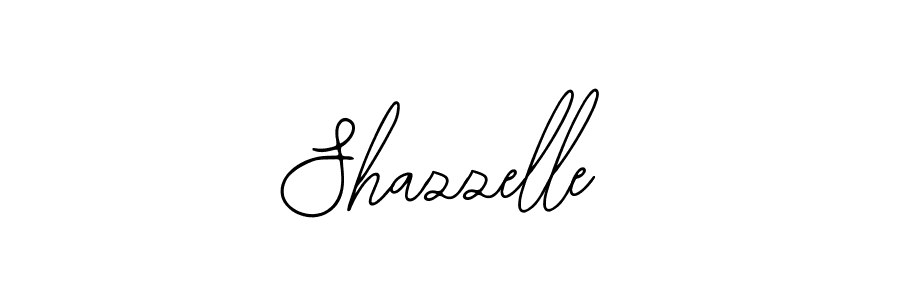 Design your own signature with our free online signature maker. With this signature software, you can create a handwritten (Bearetta-2O07w) signature for name Shazzelle. Shazzelle signature style 12 images and pictures png