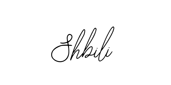 How to make Shbili signature? Bearetta-2O07w is a professional autograph style. Create handwritten signature for Shbili name. Shbili signature style 12 images and pictures png