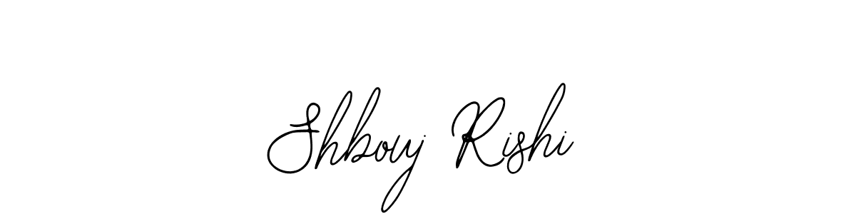 Similarly Bearetta-2O07w is the best handwritten signature design. Signature creator online .You can use it as an online autograph creator for name Shbouj Rishi. Shbouj Rishi signature style 12 images and pictures png