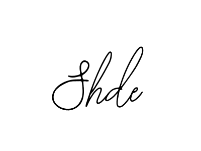Bearetta-2O07w is a professional signature style that is perfect for those who want to add a touch of class to their signature. It is also a great choice for those who want to make their signature more unique. Get Shde name to fancy signature for free. Shde signature style 12 images and pictures png