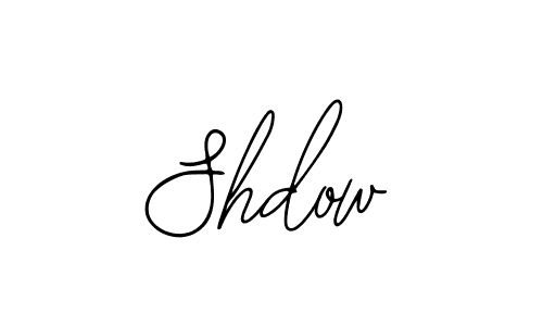 How to make Shdow signature? Bearetta-2O07w is a professional autograph style. Create handwritten signature for Shdow name. Shdow signature style 12 images and pictures png