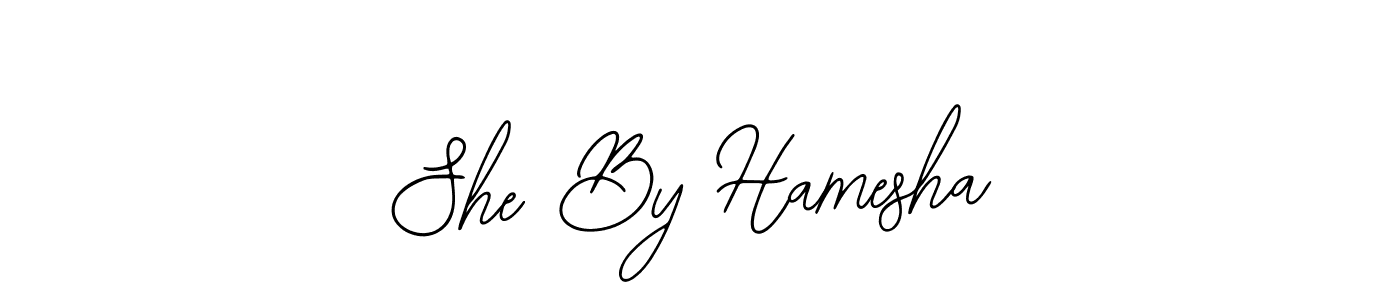 Make a beautiful signature design for name She By Hamesha. Use this online signature maker to create a handwritten signature for free. She By Hamesha signature style 12 images and pictures png