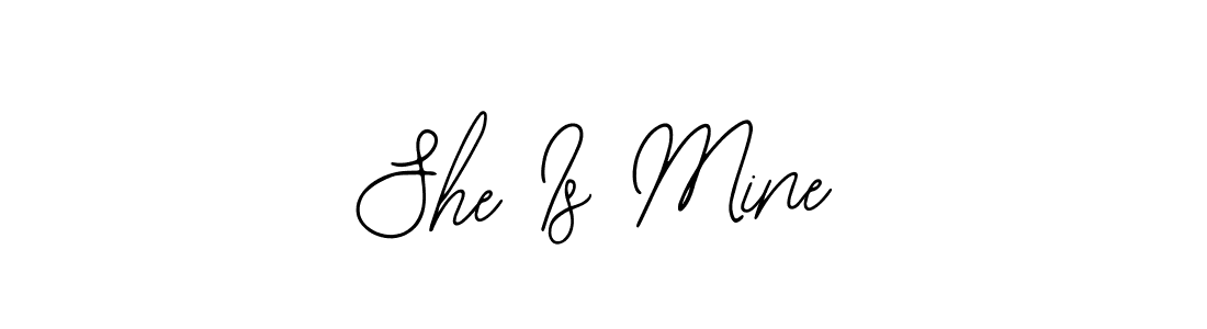 It looks lik you need a new signature style for name She Is Mine. Design unique handwritten (Bearetta-2O07w) signature with our free signature maker in just a few clicks. She Is Mine signature style 12 images and pictures png