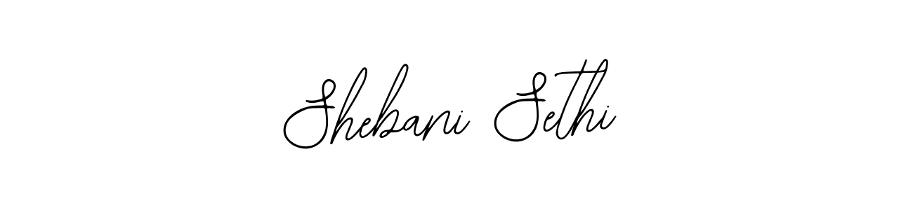 Also You can easily find your signature by using the search form. We will create Shebani Sethi name handwritten signature images for you free of cost using Bearetta-2O07w sign style. Shebani Sethi signature style 12 images and pictures png