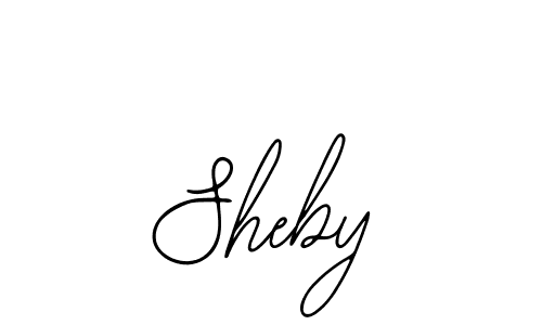Design your own signature with our free online signature maker. With this signature software, you can create a handwritten (Bearetta-2O07w) signature for name Sheby. Sheby signature style 12 images and pictures png