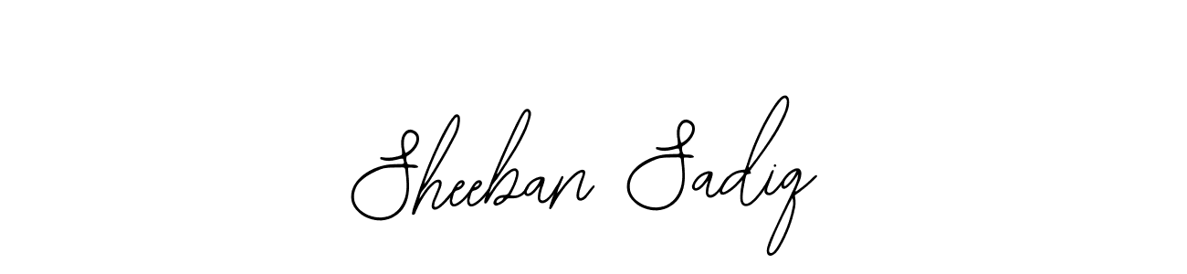 Sheeban Sadiq stylish signature style. Best Handwritten Sign (Bearetta-2O07w) for my name. Handwritten Signature Collection Ideas for my name Sheeban Sadiq. Sheeban Sadiq signature style 12 images and pictures png