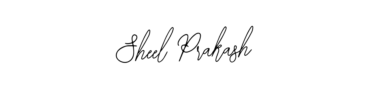 Design your own signature with our free online signature maker. With this signature software, you can create a handwritten (Bearetta-2O07w) signature for name Sheel Prakash. Sheel Prakash signature style 12 images and pictures png