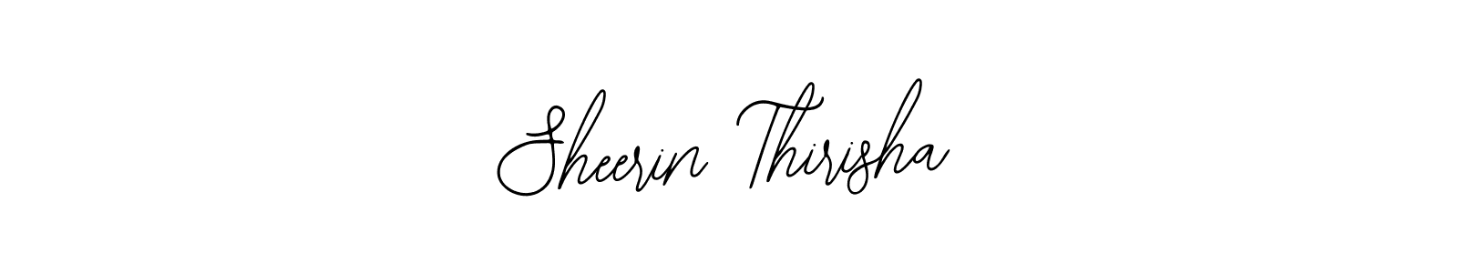 Also You can easily find your signature by using the search form. We will create Sheerin Thirisha name handwritten signature images for you free of cost using Bearetta-2O07w sign style. Sheerin Thirisha signature style 12 images and pictures png