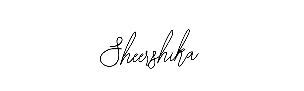 Design your own signature with our free online signature maker. With this signature software, you can create a handwritten (Bearetta-2O07w) signature for name Sheershika. Sheershika signature style 12 images and pictures png