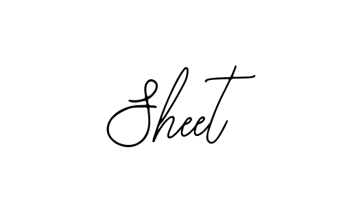 You should practise on your own different ways (Bearetta-2O07w) to write your name (Sheet) in signature. don't let someone else do it for you. Sheet signature style 12 images and pictures png