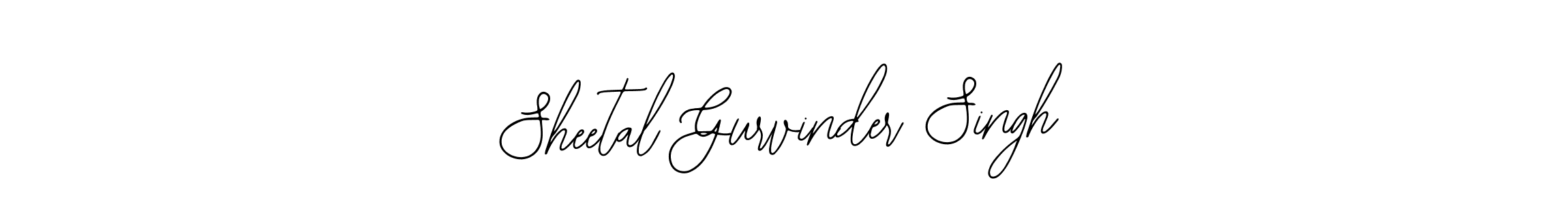 Design your own signature with our free online signature maker. With this signature software, you can create a handwritten (Bearetta-2O07w) signature for name Sheetal Gurvinder Singh. Sheetal Gurvinder Singh signature style 12 images and pictures png