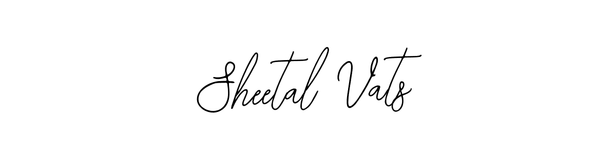 Use a signature maker to create a handwritten signature online. With this signature software, you can design (Bearetta-2O07w) your own signature for name Sheetal Vats. Sheetal Vats signature style 12 images and pictures png