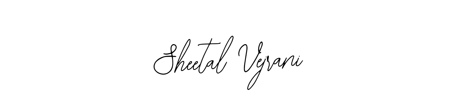 The best way (Bearetta-2O07w) to make a short signature is to pick only two or three words in your name. The name Sheetal Vejrani include a total of six letters. For converting this name. Sheetal Vejrani signature style 12 images and pictures png