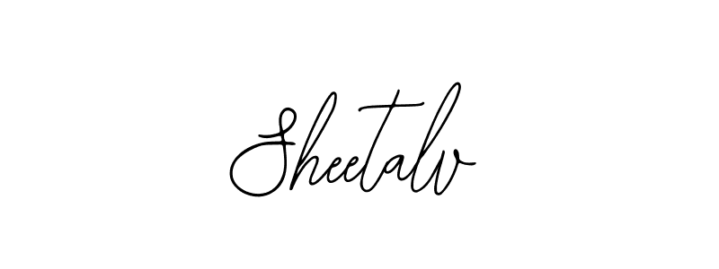 Sheetalv stylish signature style. Best Handwritten Sign (Bearetta-2O07w) for my name. Handwritten Signature Collection Ideas for my name Sheetalv. Sheetalv signature style 12 images and pictures png