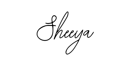 A modern signature idea for name Sheeya using Bearetta-2O07w font. Clean strokes and elegant curves make it stand out instantly. Sheeya signature style 12 images and pictures png
