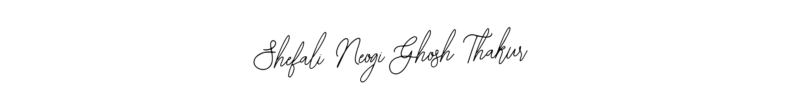 Make a short Shefali Neogi Ghosh Thakur signature style. Manage your documents anywhere anytime using Bearetta-2O07w. Create and add eSignatures, submit forms, share and send files easily. Shefali Neogi Ghosh Thakur signature style 12 images and pictures png