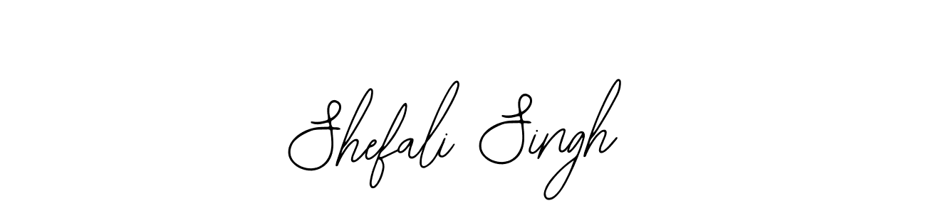 You should practise on your own different ways (Bearetta-2O07w) to write your name (Shefali Singh) in signature. don't let someone else do it for you. Shefali Singh signature style 12 images and pictures png