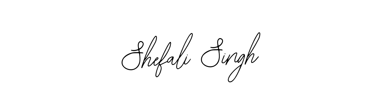 You should practise on your own different ways (Bearetta-2O07w) to write your name (Shefali Singh) in signature. don't let someone else do it for you. Shefali Singh signature style 12 images and pictures png