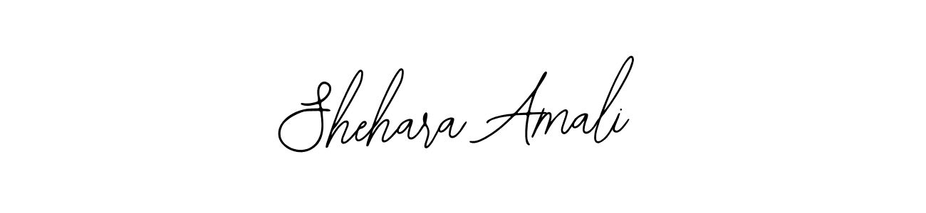 You should practise on your own different ways (Bearetta-2O07w) to write your name (Shehara Amali) in signature. don't let someone else do it for you. Shehara Amali signature style 12 images and pictures png