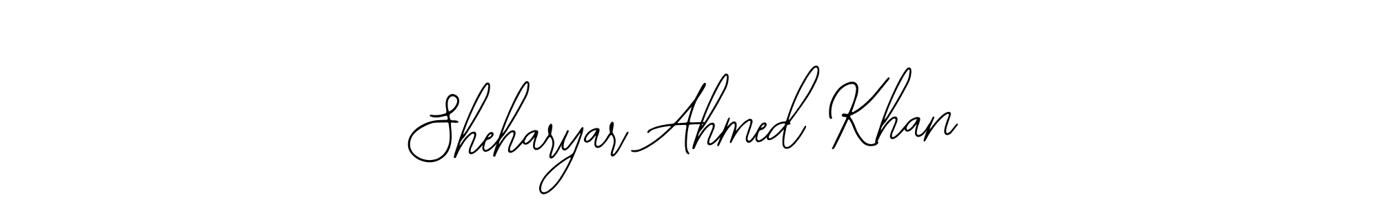 Make a beautiful signature design for name Sheharyar Ahmed Khan. Use this online signature maker to create a handwritten signature for free. Sheharyar Ahmed Khan signature style 12 images and pictures png