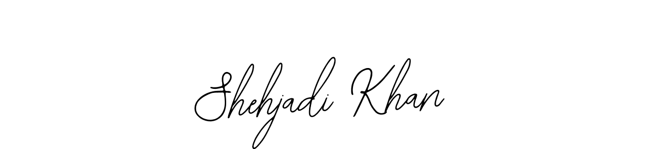 Design your own signature with our free online signature maker. With this signature software, you can create a handwritten (Bearetta-2O07w) signature for name Shehjadi Khan. Shehjadi Khan signature style 12 images and pictures png