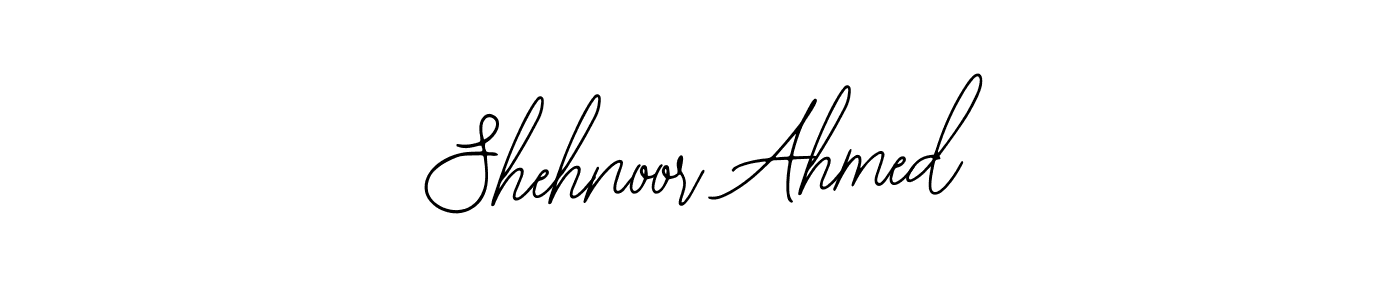 Also You can easily find your signature by using the search form. We will create Shehnoor Ahmed name handwritten signature images for you free of cost using Bearetta-2O07w sign style. Shehnoor Ahmed signature style 12 images and pictures png