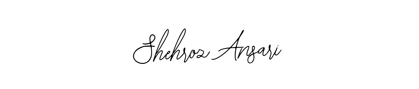Use a signature maker to create a handwritten signature online. With this signature software, you can design (Bearetta-2O07w) your own signature for name Shehroz Ansari. Shehroz Ansari signature style 12 images and pictures png