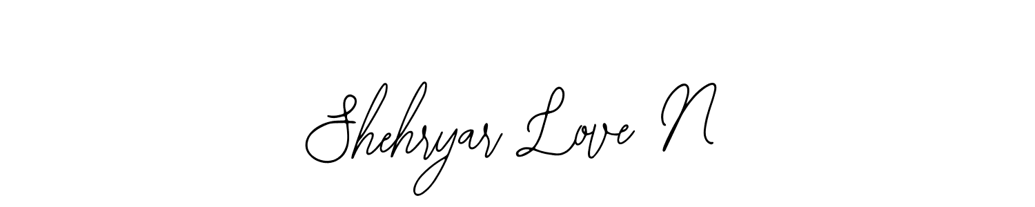 Make a beautiful signature design for name Shehryar Love N. Use this online signature maker to create a handwritten signature for free. Shehryar Love N signature style 12 images and pictures png