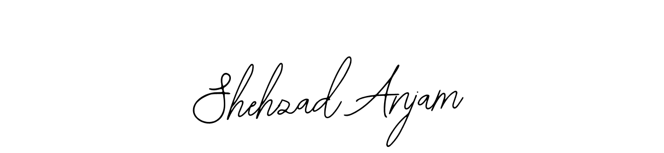This is the best signature style for the Shehzad Anjam name. Also you like these signature font (Bearetta-2O07w). Mix name signature. Shehzad Anjam signature style 12 images and pictures png