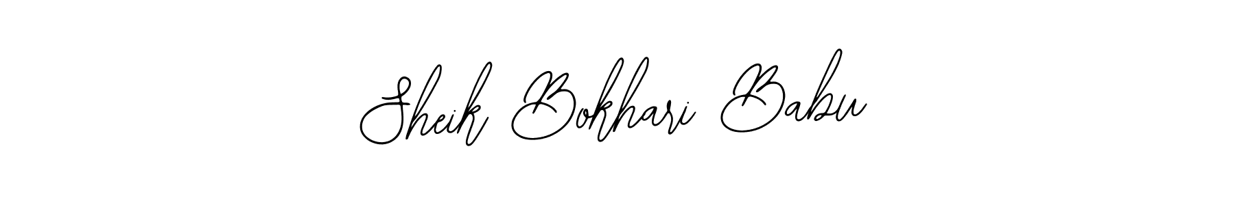How to make Sheik Bokhari Babu signature? Bearetta-2O07w is a professional autograph style. Create handwritten signature for Sheik Bokhari Babu name. Sheik Bokhari Babu signature style 12 images and pictures png