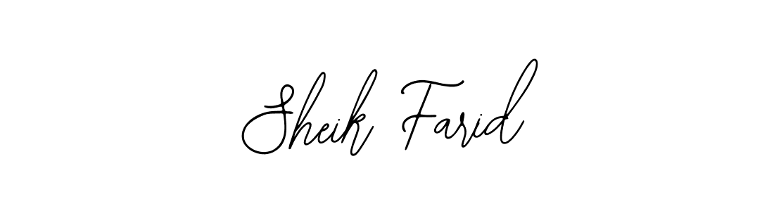 Use a signature maker to create a handwritten signature online. With this signature software, you can design (Bearetta-2O07w) your own signature for name Sheik Farid. Sheik Farid signature style 12 images and pictures png
