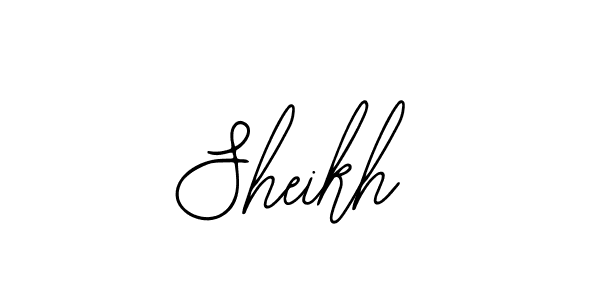 Make a beautiful signature design for name Sheikh. With this signature (Bearetta-2O07w) style, you can create a handwritten signature for free. Sheikh signature style 12 images and pictures png