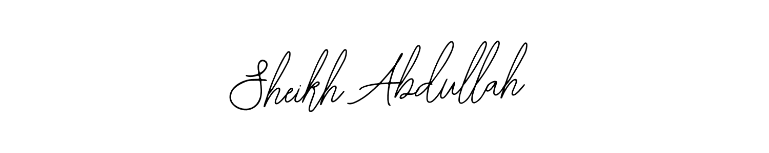 How to Draw Sheikh Abdullah signature style? Bearetta-2O07w is a latest design signature styles for name Sheikh Abdullah. Sheikh Abdullah signature style 12 images and pictures png