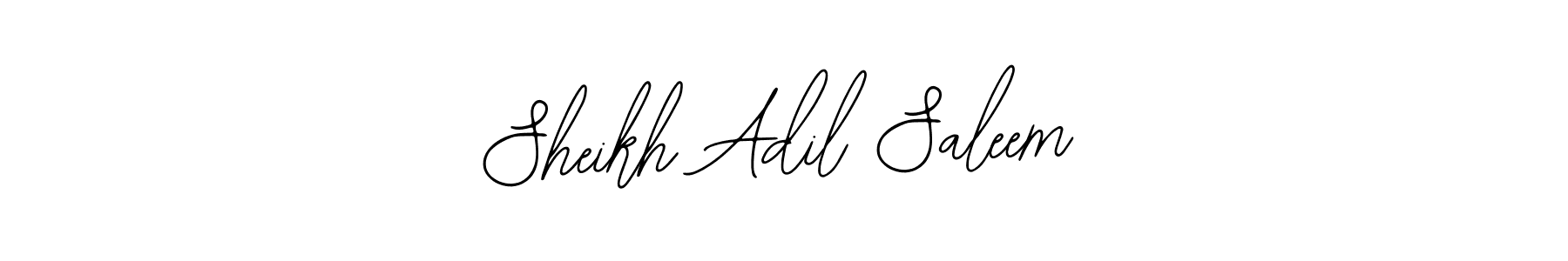 Use a signature maker to create a handwritten signature online. With this signature software, you can design (Bearetta-2O07w) your own signature for name Sheikh Adil Saleem. Sheikh Adil Saleem signature style 12 images and pictures png