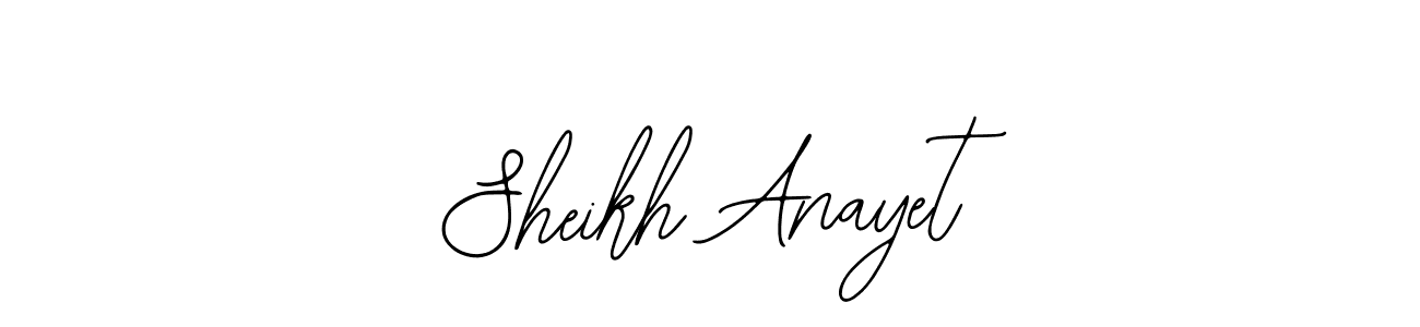 Sheikh Anayet stylish signature style. Best Handwritten Sign (Bearetta-2O07w) for my name. Handwritten Signature Collection Ideas for my name Sheikh Anayet. Sheikh Anayet signature style 12 images and pictures png