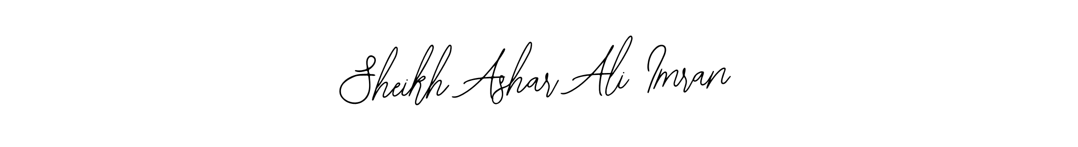 Sheikh Ashar Ali Imran stylish signature style. Best Handwritten Sign (Bearetta-2O07w) for my name. Handwritten Signature Collection Ideas for my name Sheikh Ashar Ali Imran. Sheikh Ashar Ali Imran signature style 12 images and pictures png