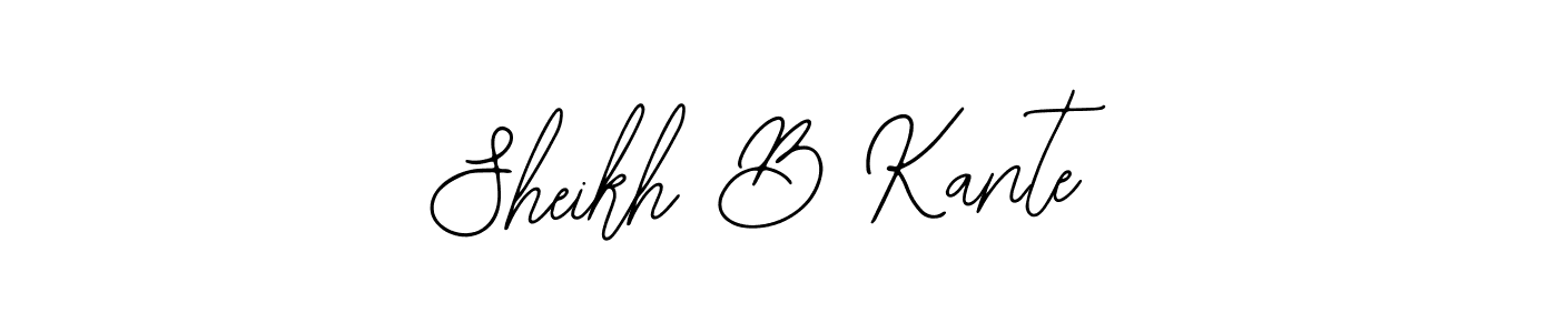 Sheikh B Kante stylish signature style. Best Handwritten Sign (Bearetta-2O07w) for my name. Handwritten Signature Collection Ideas for my name Sheikh B Kante. Sheikh B Kante signature style 12 images and pictures png