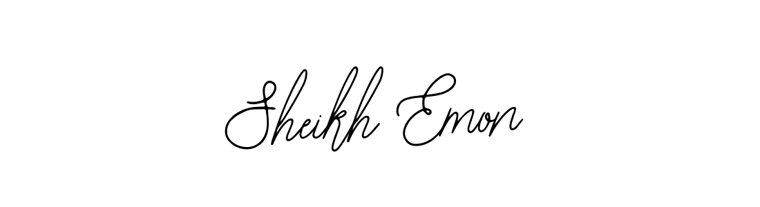 Sheikh Emon stylish signature style. Best Handwritten Sign (Bearetta-2O07w) for my name. Handwritten Signature Collection Ideas for my name Sheikh Emon. Sheikh Emon signature style 12 images and pictures png