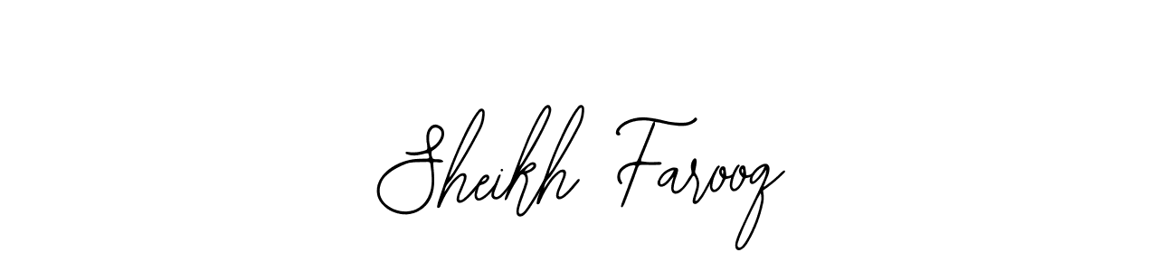 Create a beautiful signature design for name Sheikh Farooq. With this signature (Bearetta-2O07w) fonts, you can make a handwritten signature for free. Sheikh Farooq signature style 12 images and pictures png