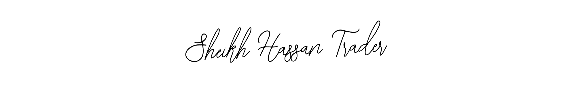 if you are searching for the best signature style for your name Sheikh Hassan Trader. so please give up your signature search. here we have designed multiple signature styles  using Bearetta-2O07w. Sheikh Hassan Trader signature style 12 images and pictures png
