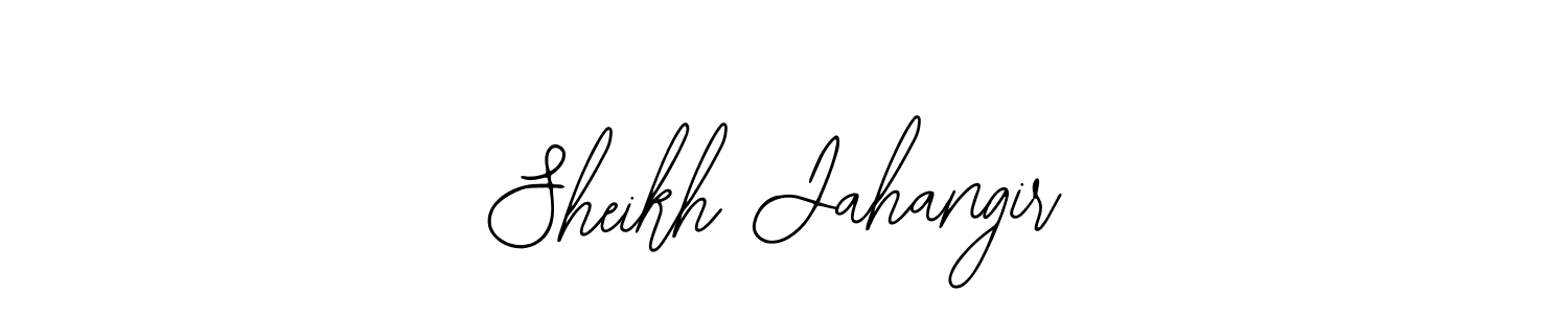 Make a beautiful signature design for name Sheikh Jahangir. With this signature (Bearetta-2O07w) style, you can create a handwritten signature for free. Sheikh Jahangir signature style 12 images and pictures png