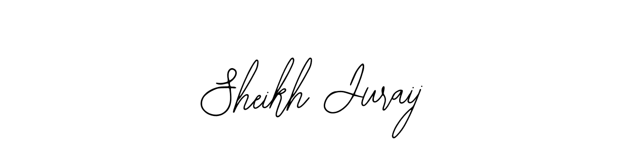 You should practise on your own different ways (Bearetta-2O07w) to write your name (Sheikh Juraij) in signature. don't let someone else do it for you. Sheikh Juraij signature style 12 images and pictures png