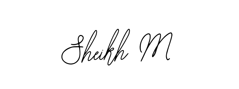 Create a beautiful signature design for name Sheikh M. With this signature (Bearetta-2O07w) fonts, you can make a handwritten signature for free. Sheikh M signature style 12 images and pictures png