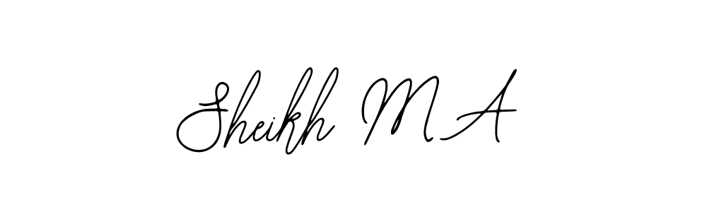 Once you've used our free online signature maker to create your best signature Bearetta-2O07w style, it's time to enjoy all of the benefits that Sheikh M A name signing documents. Sheikh M A signature style 12 images and pictures png